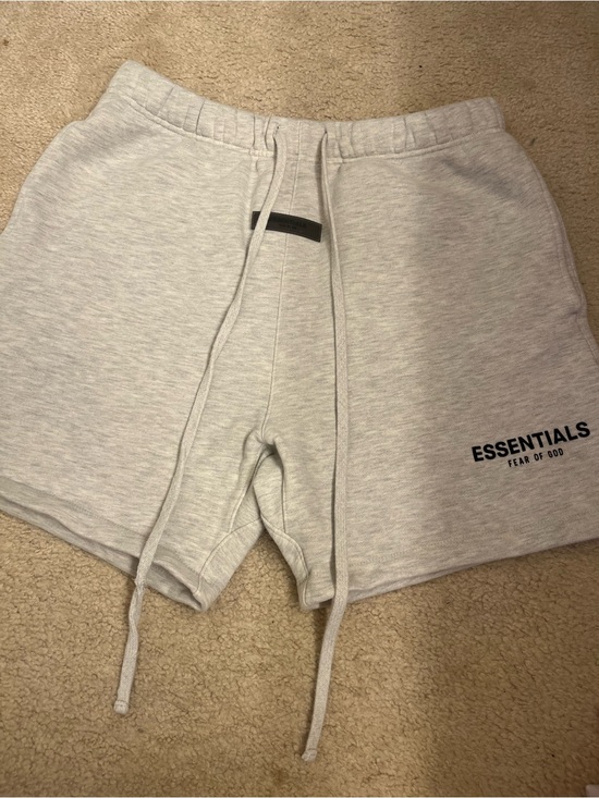 Fear of God Other - Fear of God Essentials Light Gray Athletic Shorts